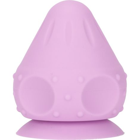 Balle de Massage Myofasciale en Silicone avec Ventouse pour le Dos, Cou et Hanches - Violet (1/5)