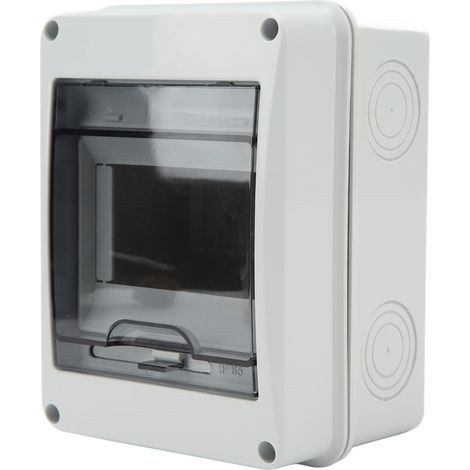 IP65 wasserdichter 5-Modul-Verteilerkasten, Außenverteilerkasten mit einfacher Öffnung, robuster Schutz für Schalttafeln, offene Montage, wetterfeste Anschlussdose. (1/5)