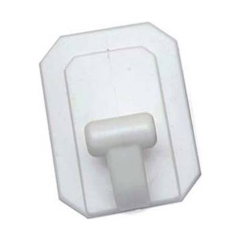 Gancio multiuso maxi 60x80 mm - bianco conf. da 25 pz