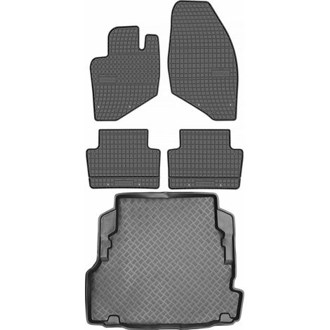 Volvo S80 I Limousine (1998–2006) – SET: Gummifußmatten + Kofferraummatte (1/5)