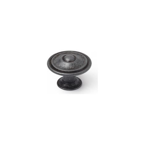 Pomo para Mueble  Estilo Clásico  Fabricado en Zamak  Acabado en Plata Vieja  Medidas 353526 mm  Sistema de Fijación Atornillado  Incluye Tornillos M4  4 Unidades -