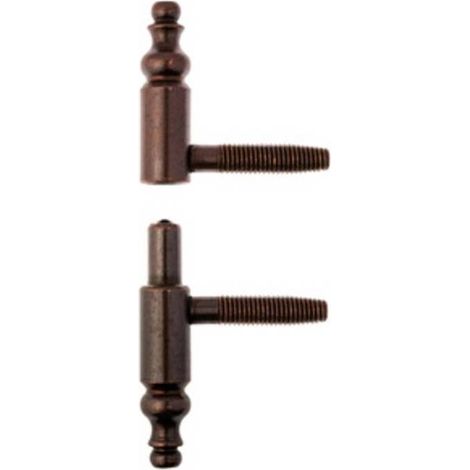 65 x CERNIERA ANUBA ACCIAIO BRONZATO BAROCCO 13 MM