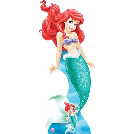Figurine en carton Ariel La Petite Sirène 2013 Disney H 170 CM