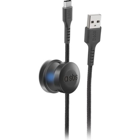 SBS TEMAGUSBCDG USB Kabel 2 m USB A USB C Schwarz