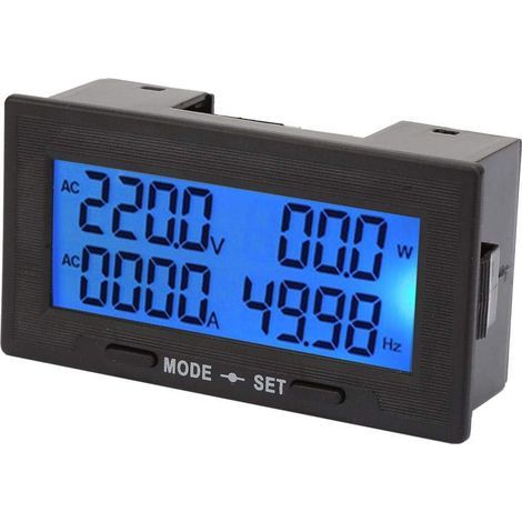 Tensionmètre Testeur de Courant Alimentation, YB5140DM-Z AC 0100A 130500V 6 en 1 Compteur Multifonctionnel à Affichage Numérique (1/5)