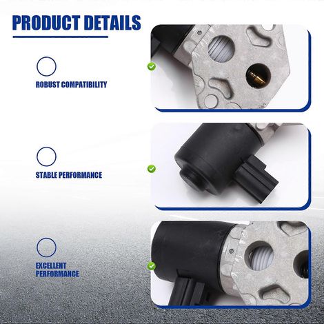 Vanne de régulation d'air de ralenti F7CZ-9F715-AC pour Ford Escort 1997-2000 et Mercury Tracer 1997-1999 F7CZ9F715AC (1/5)