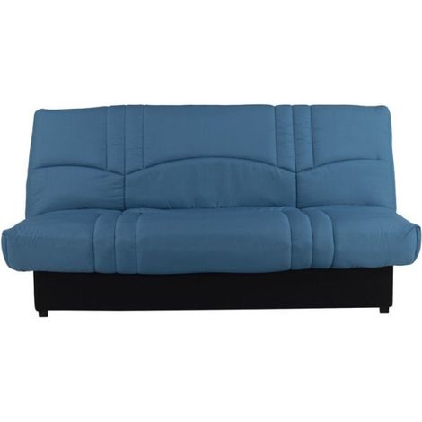 Banquette Clic-clac - 3 places - Tissu Bleu canard - 190 x 90 x 92 cm - PIXIE (1/5)
