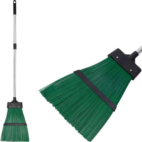 Besen MagicHome LS9241, PlasticSweeper, Grün, Alu-Teleskopstiel, Stiel 63-96 cm, 26x40 cm (1/4)