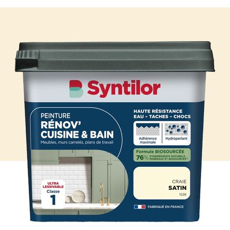 SYNTILOR Peinture meuble craie satin SYNTILOR Renov' cuisine et bain 0.75l