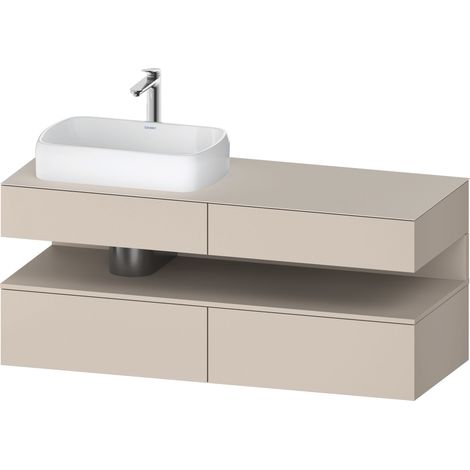 Duravit Collection One Meuble sous-vasque sur console, 2 tiroirs,