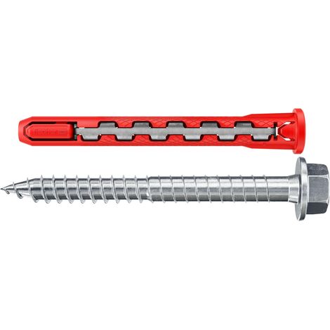 Cheville Fischer hybride nylon 9 3 cm robuste acier
