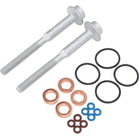 Kit di riparazione guarnizioni e bulloni per iniettori di carburante, ricambio per SEAT 1.6 TDi 2009 e successivi, codice A2C59513554. (1/5)