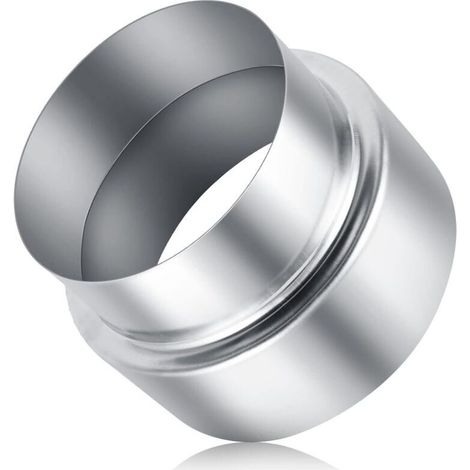 Réducteur de tuyau de poêle en acier inoxydable 120 mm vers 100 mm Connexion sécurisée pour cheminées Installation avec ciment haute température (1/5)