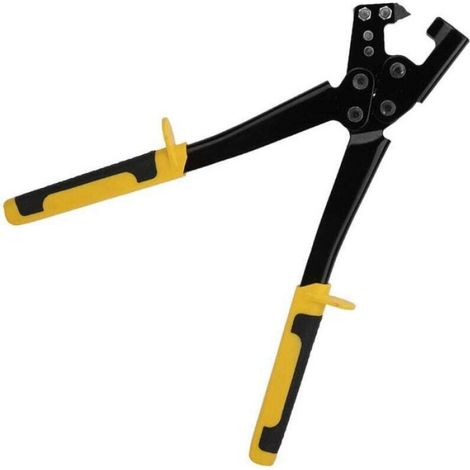 Pince à sertir cloisons sèches - - 310 mm - Poignée antidérapante - Fixation sans rivets - Quilles acier 0,5–0,8 mm (1/4)