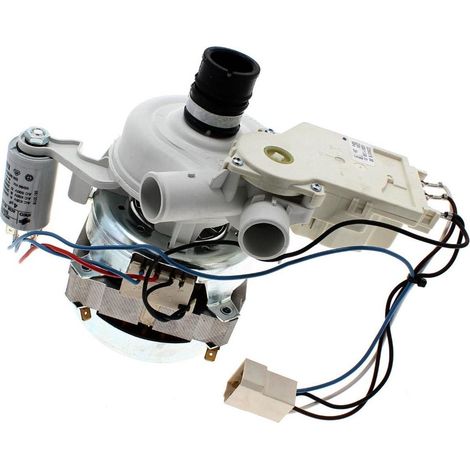 Wash/pump Motor Assy (dw) for Hotpoint/Ariston/Indesit Dishwasher (1/4)