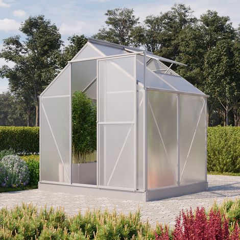 Vitavia Gewächshaus "Eos 3100", aluminium, 3,1 m², 4 mm HKP (1/5)