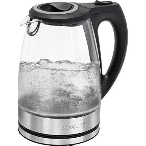 Bomann WKS 6032 G CB Hervidor eléctrico 1,7L transparente (1/5)