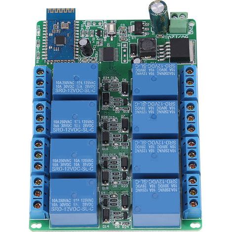Module relais Bluetooth 8 canaux pour smartphones Android, télécommande pour moteur et éclairage (1/5)