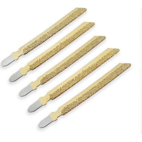 Lames de scie sauteuse diamantées 100 mm – Pour granit, marbre, céramique, brique – Jeu de 5 disques de coupe sous vide – Haute qualité professionnelle (1/4)