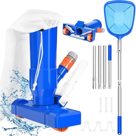 Aspirapolvere per piscina mit Rete pro Fläche des Pools, Kit zur Wartung des Pools Aspirapolvere portable per laghetto, Fontana (1/4)