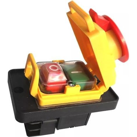 Interrupteur à bouton-poussoir 6 broches compatible avec KJD22, conçu pour fonctionner efficacement dans les environnements industriels humides (1/5)