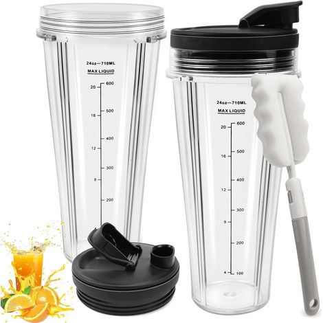 Blender Replacement Parts Compatible with CB350EU BN800EU BN750EU BN650EU BN495EU CB100EU for Blender Cup Replacement Parts with Cases and Pot Holder (1/5)
