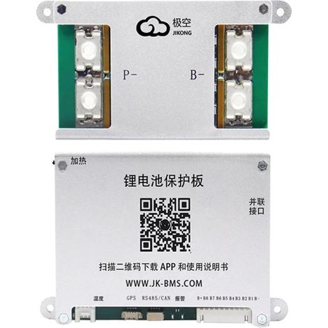 Sistema de gestión de baterías inteligente, balanceo activo, conectividad Bluetooth, JK-B2A8S20P-HC (1/2)