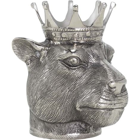 Silberner Aluminium Leon Champagnerkühler 24x22x28 cm (1/5)