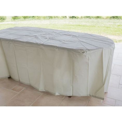 Housse de protection table ovale (1/4)