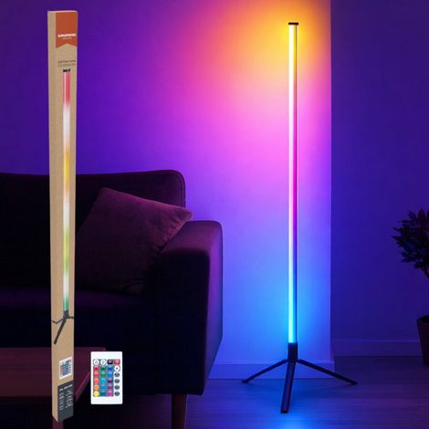 Grundig lampadaire Noir H120xl2.5xL120cm (1/5)