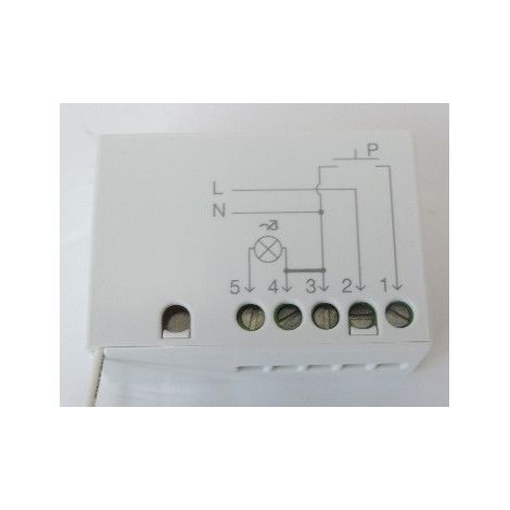 Logique de commande pour lampe 230V 250W récepteur radio intégré fonction Marche / Arrêt et variateur NICE TTDMS (1/2)