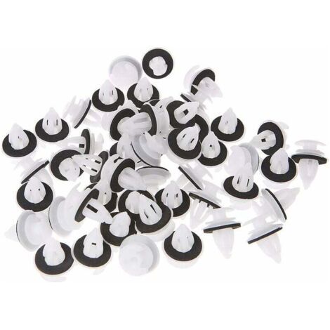50Pcs Clips De Panneau De Porte De Voiture avec Bague D'étanchéité pour E34 E36 E38 E39 E46 M3 M5 Z3 X5