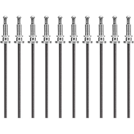 Clip de garniture de fenêtre, goupille de soudure par points, ensemble de Rivets de remplacement en métal robuste, 10 pièces