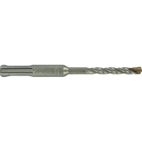 Tivoly • Punta per calcestruzzo SDS + 3 frese MASTER3 -L110mm -Punto di centraggio -Tripla scanalatura Ø6mm x110mm (1/3)