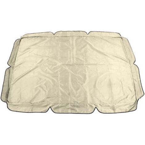 Auvent étanche pour balançoire extérieure, remplacement de toiture pour véranda ou patio, résistant aux UV, couleur beige, pour fauteuil-balancelle (1/5)