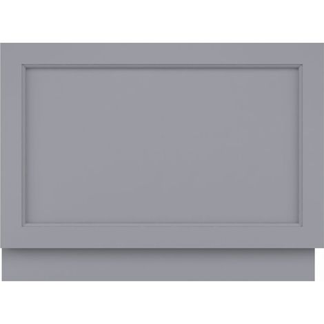 Bayswater Plummett Grey MDF Bath End Panel 560mm H x 800mm W (1/2)