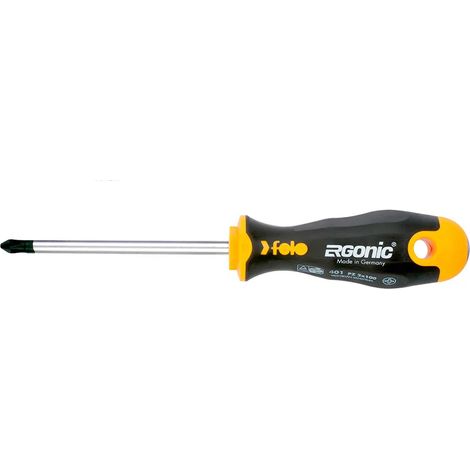 Cacciavite Felo ergonic pozidriv punta di precisione resistente agli urti