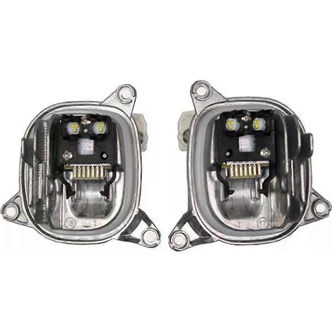 1 paire de modules de phares LED Angel Eyes DRL à source de lumière jaune compatibles avec BMW X3 G01 X4 G02 2016-2019 63117466107 63117466108 (1/5)
