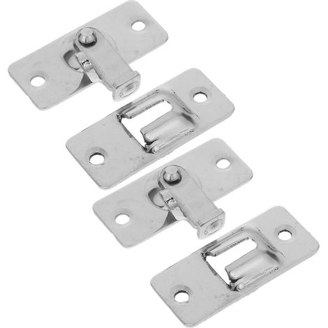 Lot de 2 Loquets à 90 Degrés en inox pour Porte (1/5)
