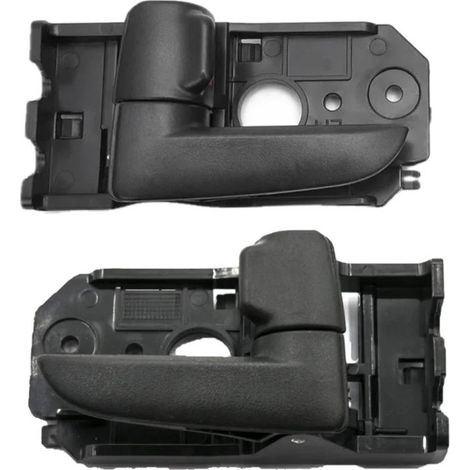 Poignées de porte intérieures pour voitures avec les modèles 82610-2F000 et 82620-2F000, poignées de porte intérieures gauche et droite, paquet de deux pièces, noir. (1/2)