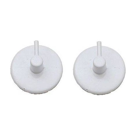GANCI BRIS BRIS TONDO ACCIAIO BIANCO """ONE PRICE""" MAURER -CF. BLISTER 2PZ