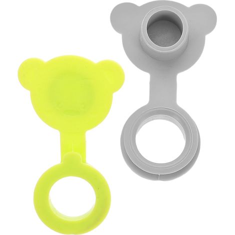 Bouchon de vidange de baignoire en silicone 2 pièces (1/5)