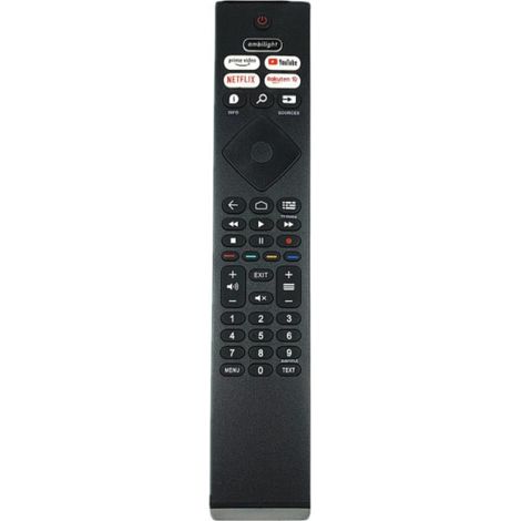 Télécommande universelle BRC0984501 pour téléviseur intelligent Philips, noire, taille unique (1/5)