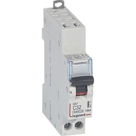 DX³ Disjoncteur 1P+N courbe C 32A 6kA/10kA Auto - LEG407717