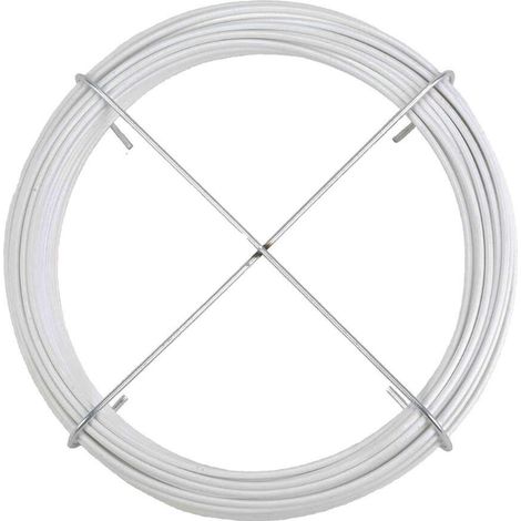 Filo Plasticato Stendibiancheria Stendi Biancheria Mt 20 Mm 2,7 Bianco