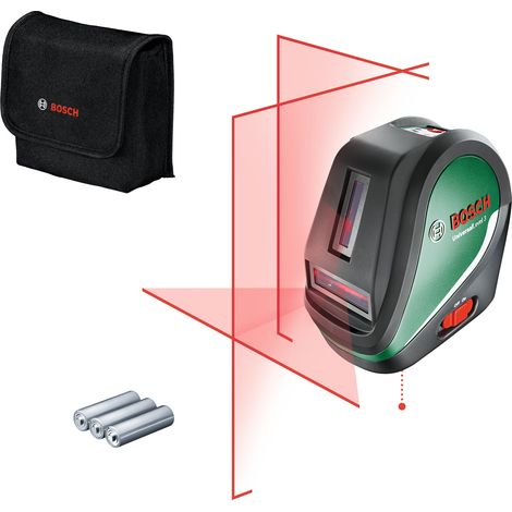 BOSCH DIY UNIVERSALLEVEL 3 AA batteries Cross line laser