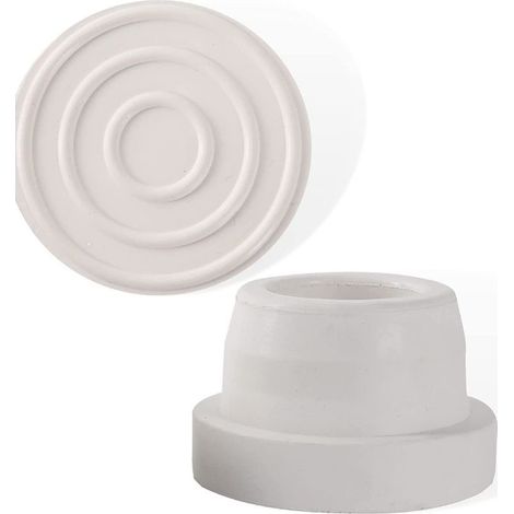 Set of 2 rubber pool ladder stops, in-ground pool ladder stops, pool liner protection accessories (1/5)