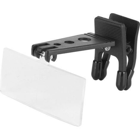 Loupe à clipser sur lunettes, grossissement 1,5x, 2,5x ou 3,5x, avec étui en plastique. (1/5)