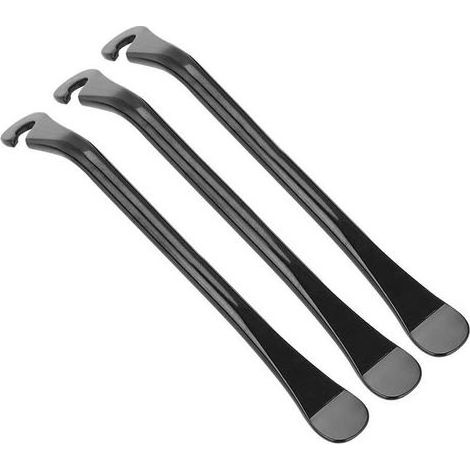 Démonte-Pneu Vélo - Levier Pneu Acier Carbone - Pour Réparation Vélo Route VTT Urbain - Lot de 3 Pièces (1/5)