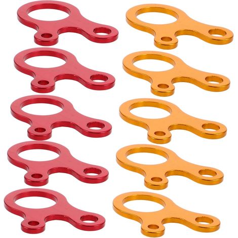 Aluminum Alloy Tent Rope Tensioners, Pack of 10 (1/5)